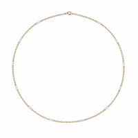 Collier Homme in Or COLL TRAVERSINO CON SEGMENTI